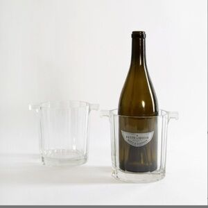 Vintage Moet & Chandon glass ice buckets Pair